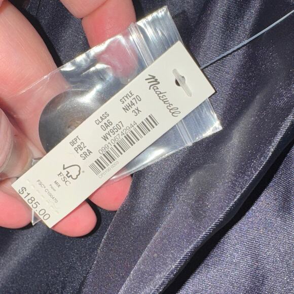 Madewell Women Plus Size Larsen Blazer in Spiced Raisin - Picture 10 of 12